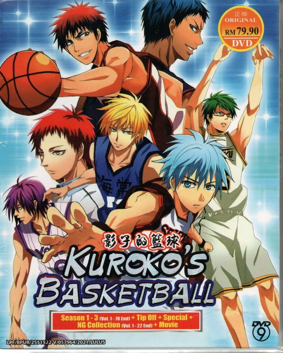 DVD Kuroko's Basketball Complete Season 1-3 Vol.1-78 End (TV
