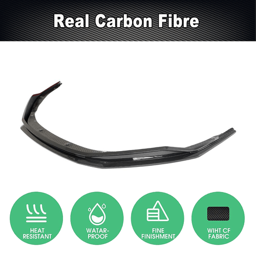 Se adapta a Audi R8 GT V10 2022-24 Dry Carbon labio delantero alerón delantero - Imagen 7 de 13
