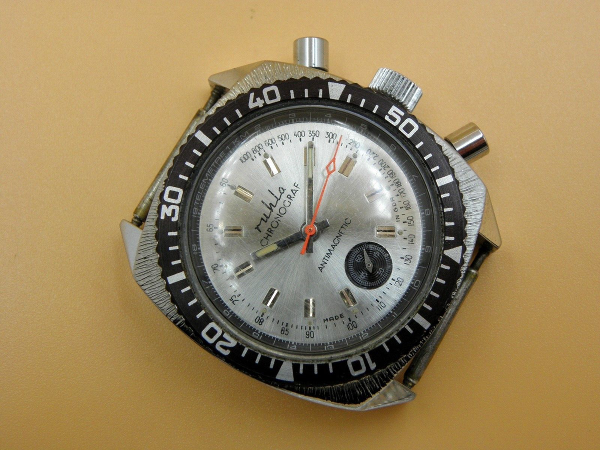 Vintage Ruhla Chronograph Rare Ruhla Chronograph East-Germany (GDR