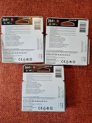 3 X HP 364XL High Yield Magenta Ink Cartridge.New.(three). - 第 4/4 張圖片