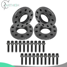 For BMW 530i 528i 5x120 Hubcentric Wheel Spacers (4) 20mm Thick 12x1.5 74.1 Hub