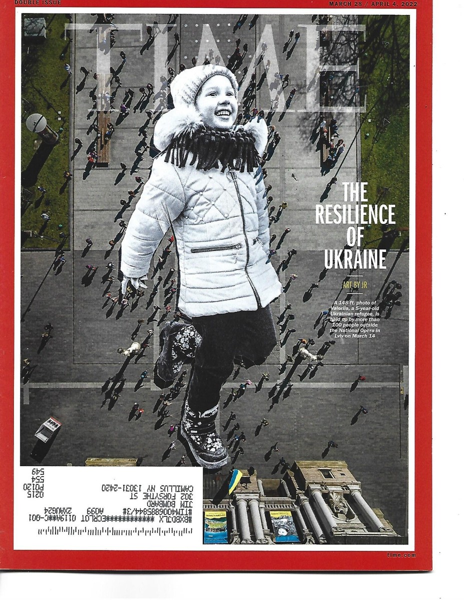 MARCH 28 2022 TIME MAGAZINE UKRAINE RESILIENCE KYIV CRYPTO BUTERIN MIRARD  JOSEPH