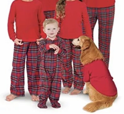 golden retriever flannel pajamas