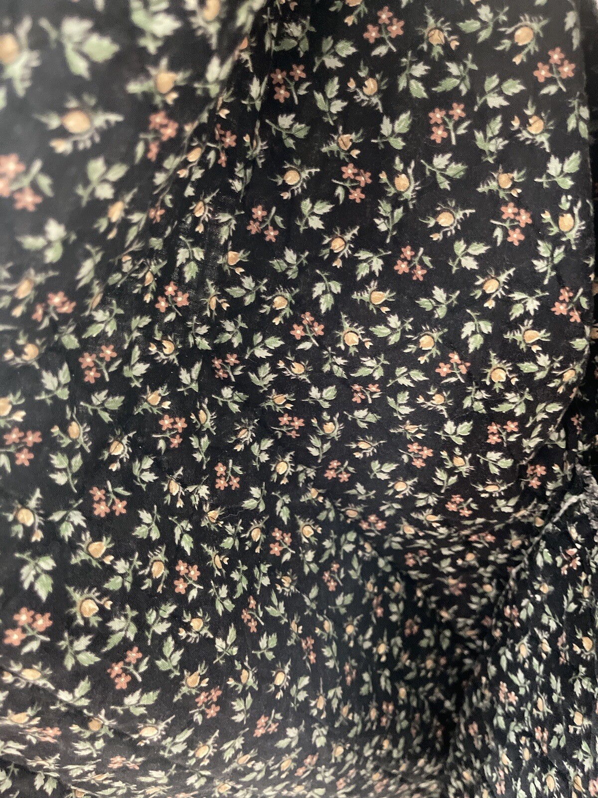 Vintage Handmade Patchwork Quilt Toggle Button Up… - image 21