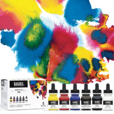 Liquitex Professional Acrylic Ink Essentials Collection (6 x 30ml)