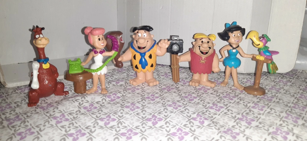 RARE COMPLETE SET THE FLINTSTONES PVC FIGURES. SPANISH EXCLUSIVE. COMICS SPAIN