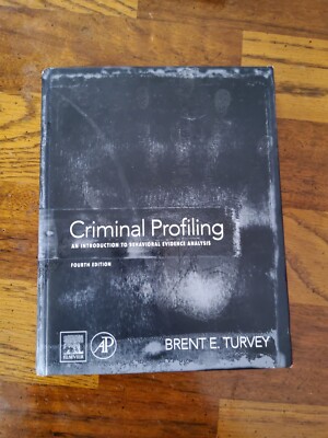 books used hardback. Criminal Profiling An Intro To Behavioral Evidence Analysis