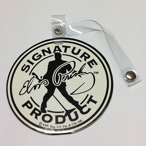 elvis luggage tag