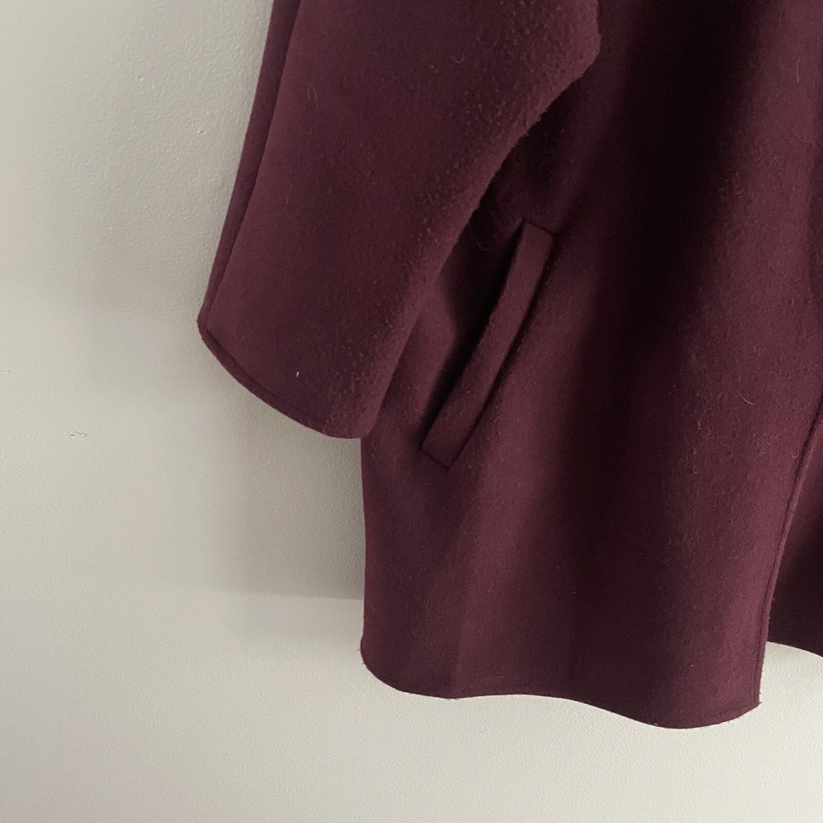 Burgundy hotsell coat factory
