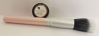 Mineral All Over Body Powder Soft Glow With Stippling Brush For Application
