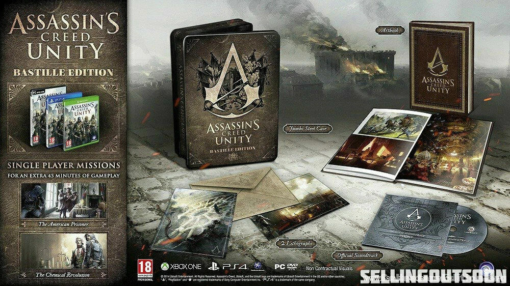 Assassin's Creed Unity Steelbook