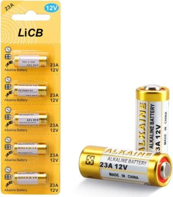 LiCB 23A A23 12V Alkaline Battery (5PCS)