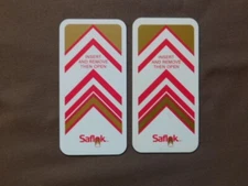 2 different Magnetic Hotel Keys used - SAFLOK