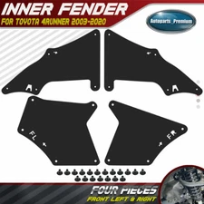 Front Sides Splash Guards MudFlaps Fender Liner Shield for Toyota 4Runner 03-20