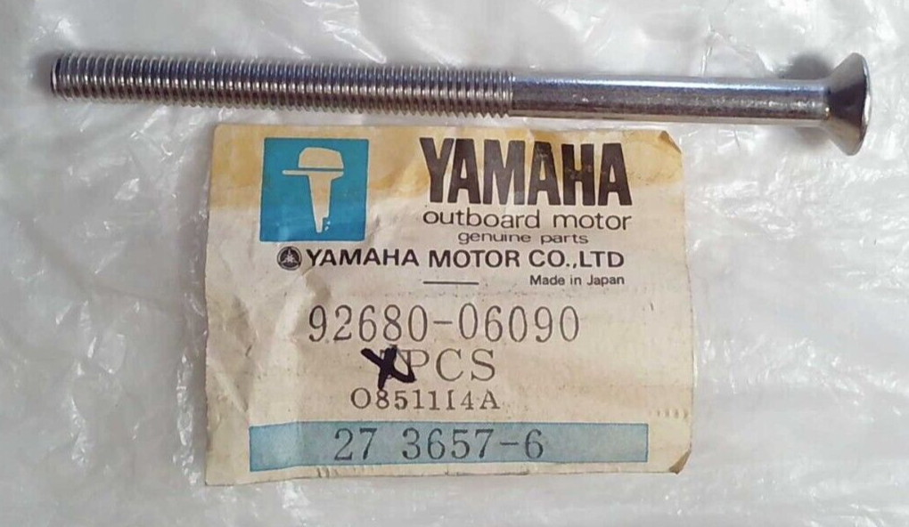 NOS Yamaha Screw 703-44189-10 SS 92680-06090 NEW OEM | eBay