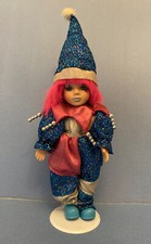 Vintage Pierrot Harlequin Doll - Clown - Jester - Mime, Item 4