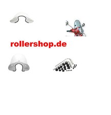 Windschild 38 cm Piaggio Vespa LX 50 ,125 , Cruiser