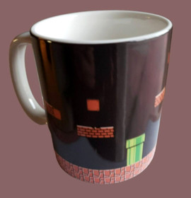 2015 Paladone  Super Mario Bros. Collectors Edition Heat Change Mug Nintendo NES