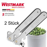 2 X Westmark HebeldosenöFfner Columbus DosenöFfner Kapselheber Silber