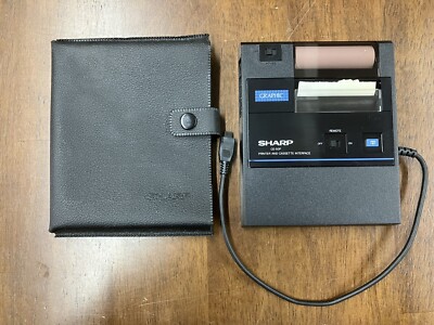 Vintage Sharp CE-50P Printer and Cassette Interface. With Manual. Made In Japan