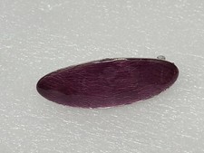 Vintage Purple Hair Barrette Oval