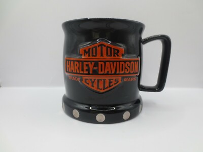 Harley Davidson Motor Cycle Officially Licensed 2003 15 oz King Size Mug ''STUDS''