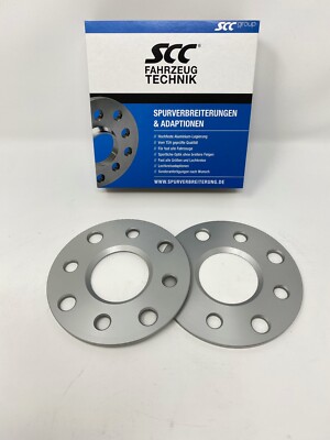 10mm 2x5mm Spurverbreiterung SCC für VW 4x100 57,1 Spurplatten 