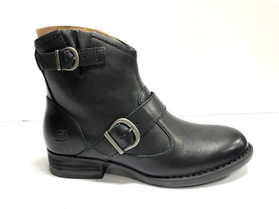 Born Womens Regis Zip Boot Black Size US6 M EU36.5