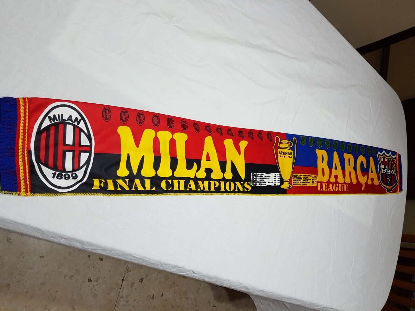 Scarf FC Steaua Bucharest Fcsb Romania Scarves Champion 100% 