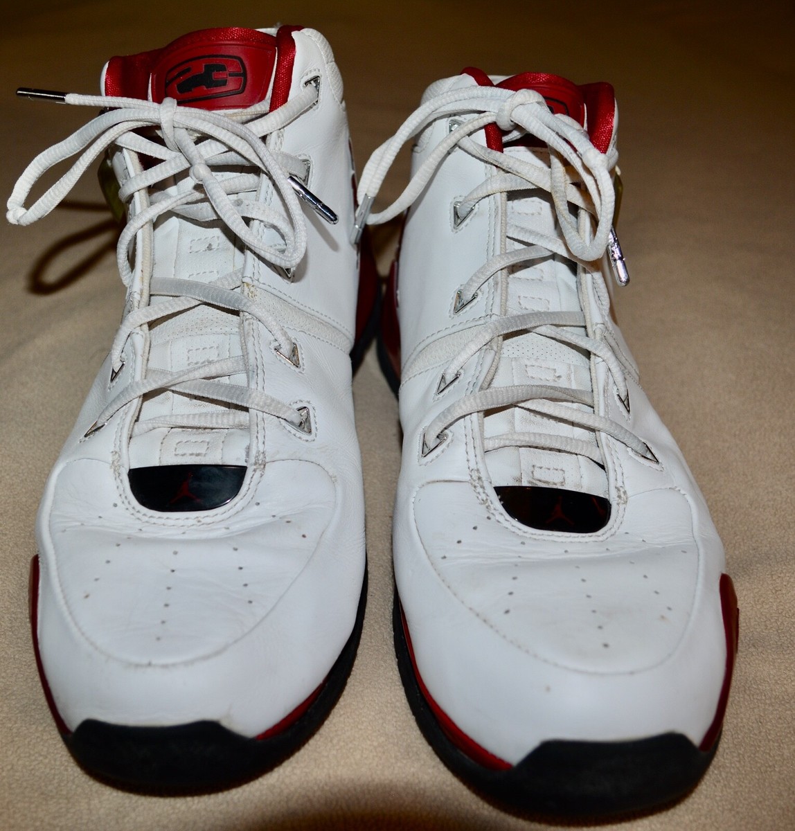 Nike Jordan Air Team Jumpman White/Red mens Athletic Shoes  display picture 1