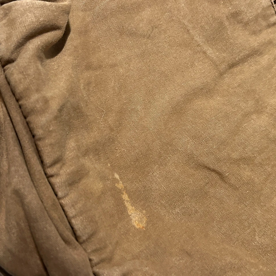 Bolso de Mano de Día de Lona Duluth Trading Co. Cartera Tostado Cremallera Superior Foto 4 de 4