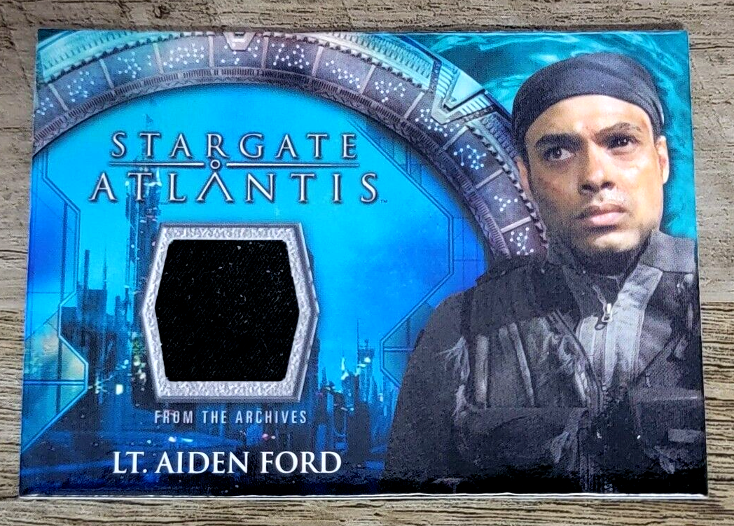 Stargate Heroes - Atlantis Lt. Aiden Ford Costume Relic Black Relic | eBay