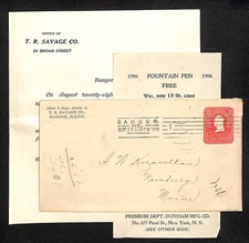 Newburgh ME Amos W. Knowlton* 1906 Libby, McNeil & Libby Food Dunham's Cocoanut