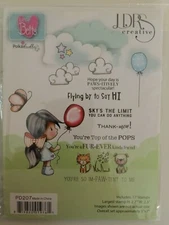 LDRS Creative - Little Betty - 17 Clear Stamps - flying by to say HI PD207 New