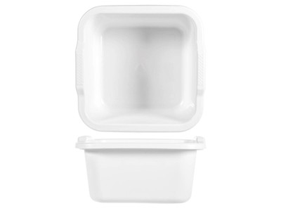 Basket Linea2 Square 30x30 White Stefanplast