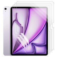 3x Soft Pet Film Screen Protector for Apple iPad Air 13'' 6th Gen 2024 2025 Bulk