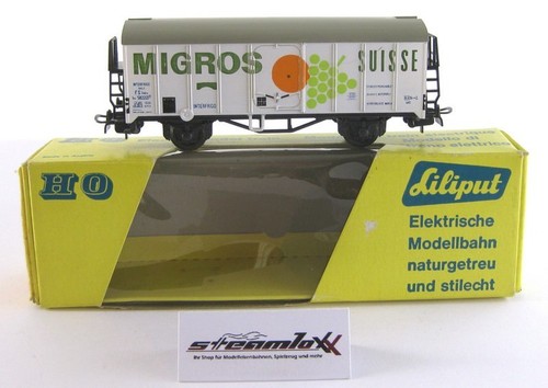 Liliput 224 H0 Güterwagen Kühlwagen Migros Suisse FS Italia mit OVP X00001-19622 | Zustand: Gebraucht