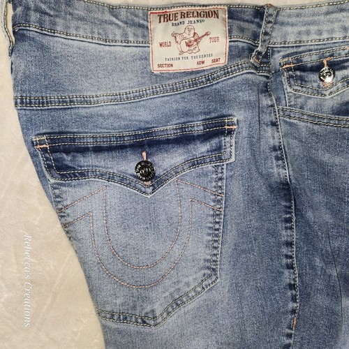 True Religion Women’s Halle High Rise Super Skinny Flap Pocket Jeans Size 31 NEW - Picture 2 of 10