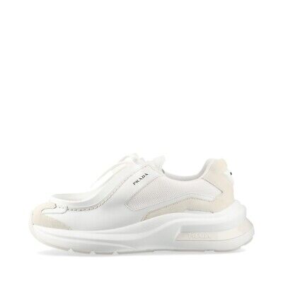 Prada systems 23AW Mesh x leather Sneakers 10 Men's White Prada systems 23AW Mesh x leather Sneakers 10 Men's White