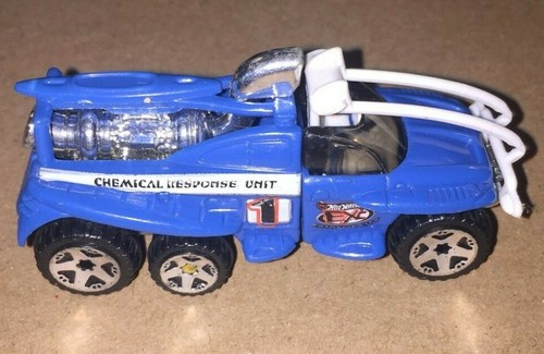 HOT WHEELS 2000 XS-IVE BLUE CHEMICAL REPONSE UNIT ROTATES - Picture 4 of 6