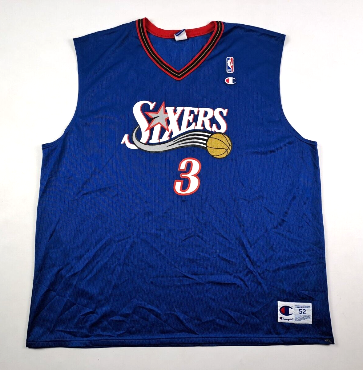ウェア Champion Sixers Iverson 3 Men's Vintage Allen Iverson #3 Philadelphia 76ers Sixers