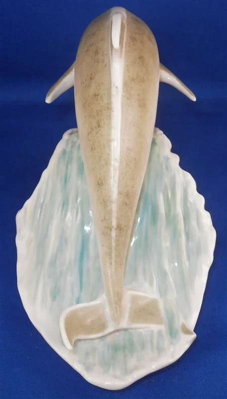 Nymphenburg Porcelain Dolphin on Wave Figurine Figure Porzellan Figur Delphin - Image 4 of 4