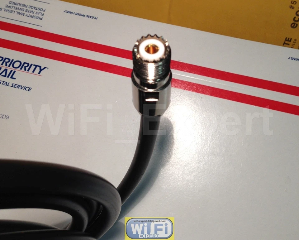 TIMES® RF pigtail cable UHF PL259 male to UHF SO239 female LMR400UF 100-200 FEET - Image 4 of 4