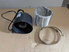 RAM INLINE EXHAUST FAN - 150MM (6") - 210M³/HR with Vent