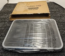 KeFanta Metal One Step Stool Portable Foot Stool with Reflective Handle