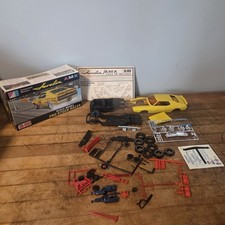 Vintage Johan Amc Javelin Amx Pro Stock Model Kit Gc-1600 Partially Built As Is
