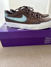 Nike SB Zoom Pogo Plus Size Uk  7 Cacao Brown And Blue Brand New With Box