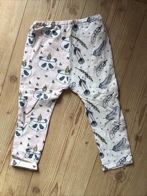 Handmade Leggings gr 110/116 mit Pandas