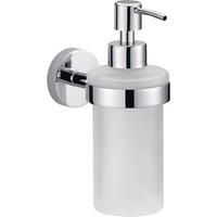 Tesa Smooz 40323-00000-00 Seifenspender 200 Ml Chrom (GläNzend), Weiß