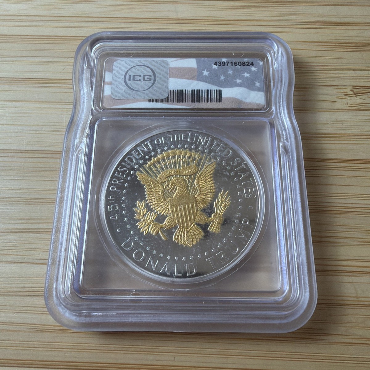 2020 Donald Trump Keep America Great Token MS68 PL ICG 45th